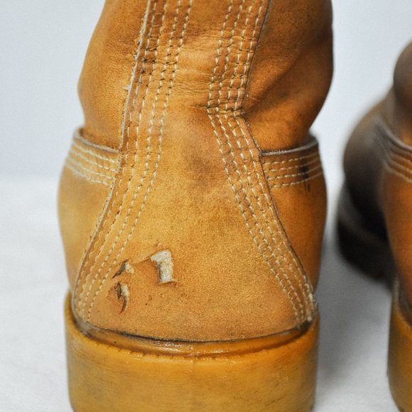Vintage Timberland 9-Eye Wheat Boots - Picture 9 of 12